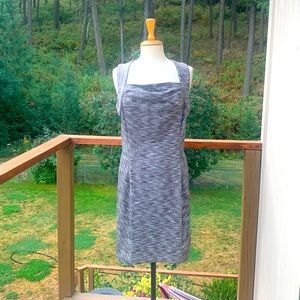 Royal Robbins gray stripe gorpcore cocktail dress quick-dry sexy outdoor wear